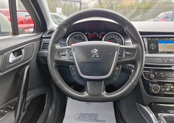 Peugeot 508 cena 42900 przebieg: 182000, rok produkcji 2014 z Kwidzyn małe 781